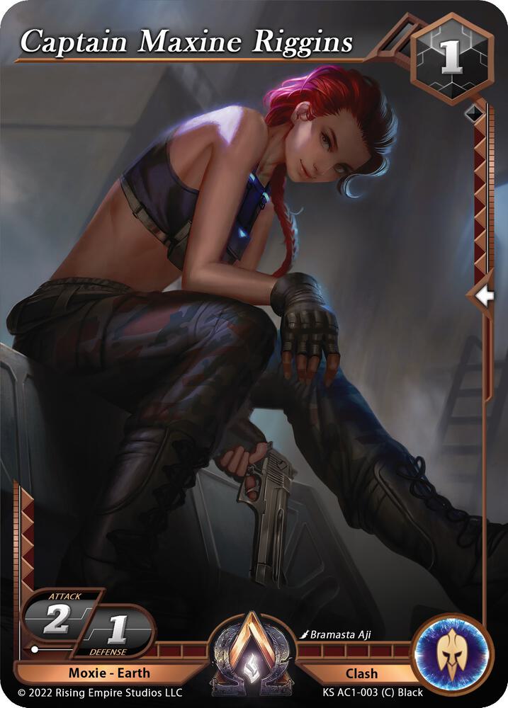 Captain Maxine Riggins, The Awakening (Kickstarter) KS AC1-003