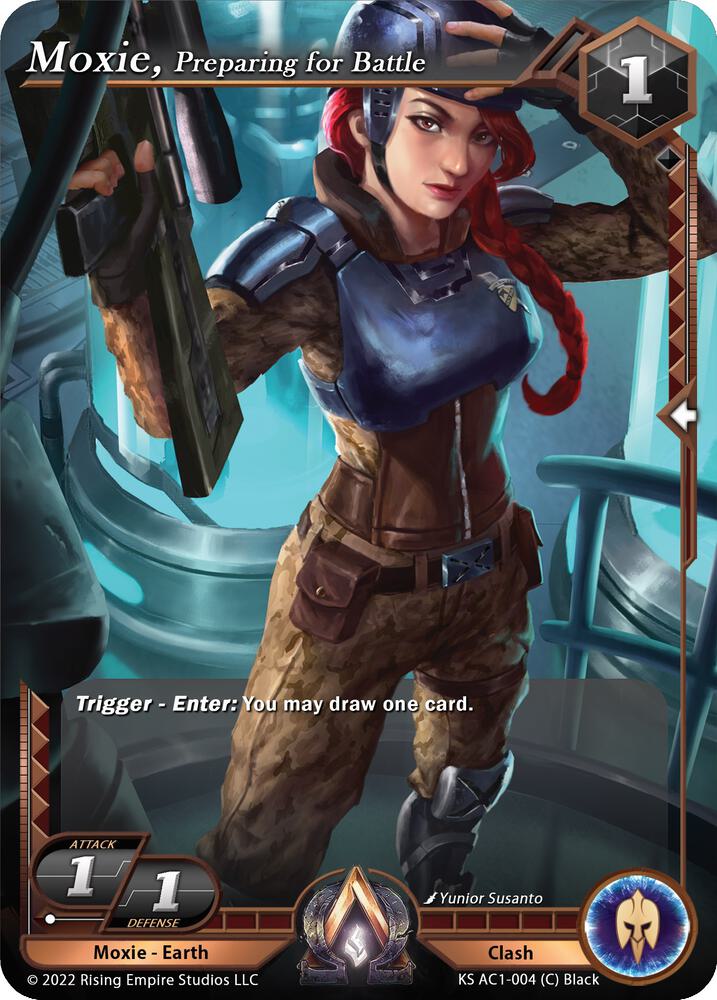 Moxie, Preparing for Battle, The Awakening (Kickstarter) KS AC1-004