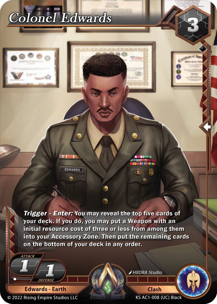 Colonel Edwards, The Awakening (Kickstarter) KS AC1-008