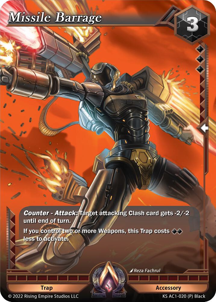 Missile Barrage (Parallel Foil), The Awakening (Kickstarter) KS AC1-020