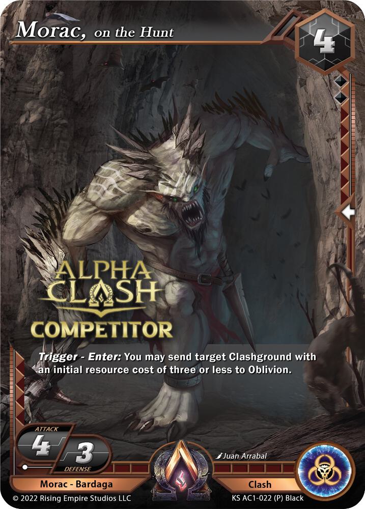 Morac, on the Hunt (Competitor Promo), The Awakening (Kickstarter) KS AC1-022