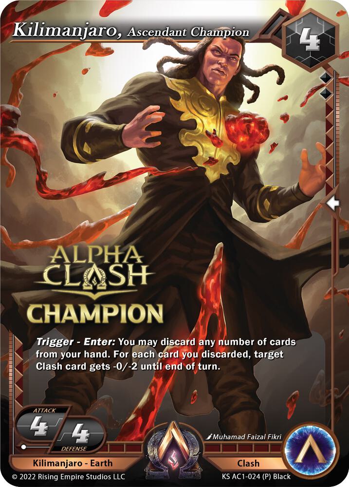 Kilimanjaro, Ascendant Champion (Champion Promo), The Awakening (Kickstarter) KS AC1-024