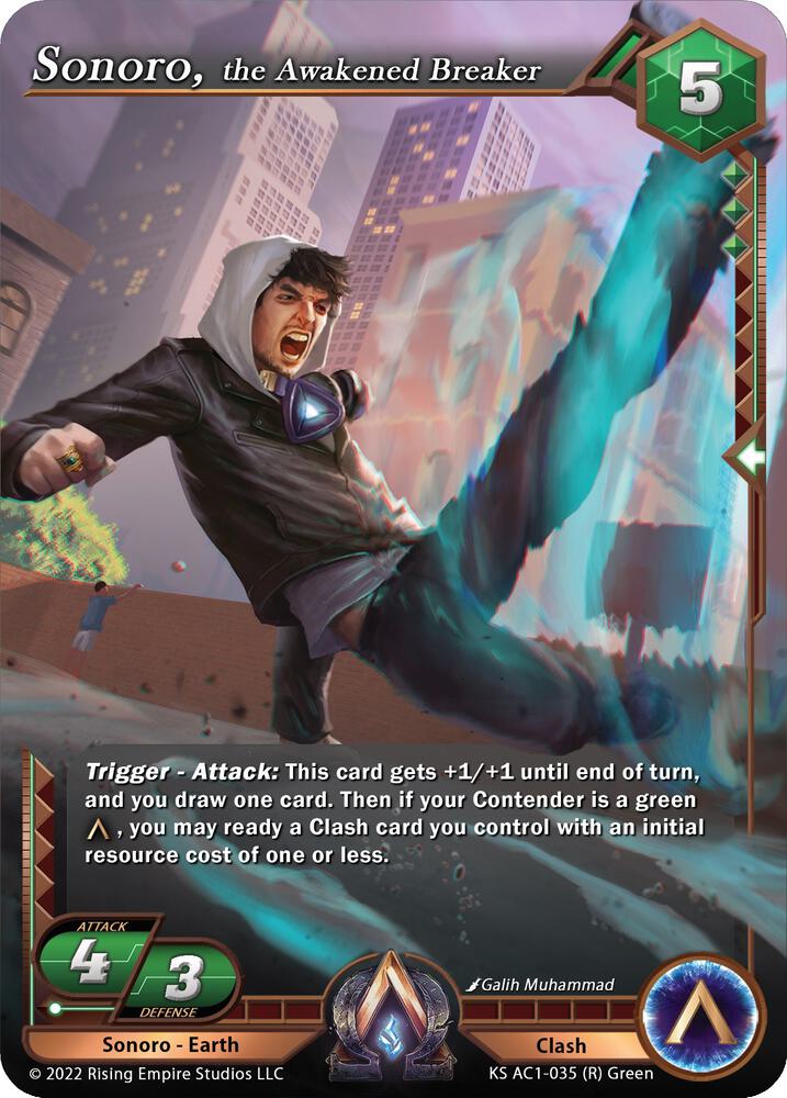 Sonoro, the Awakened Breaker, The Awakening (Kickstarter) KS AC1-035