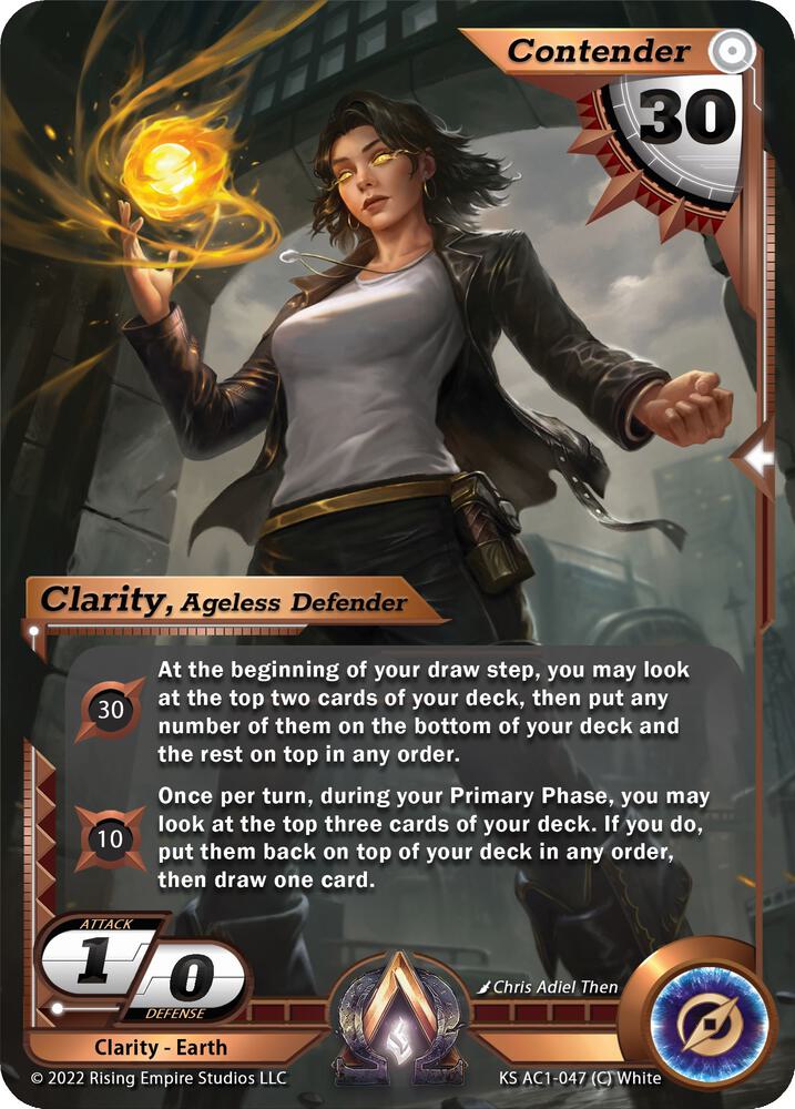 Clarity, Ageless Defender, The Awakening (Kickstarter) KS AC1-047