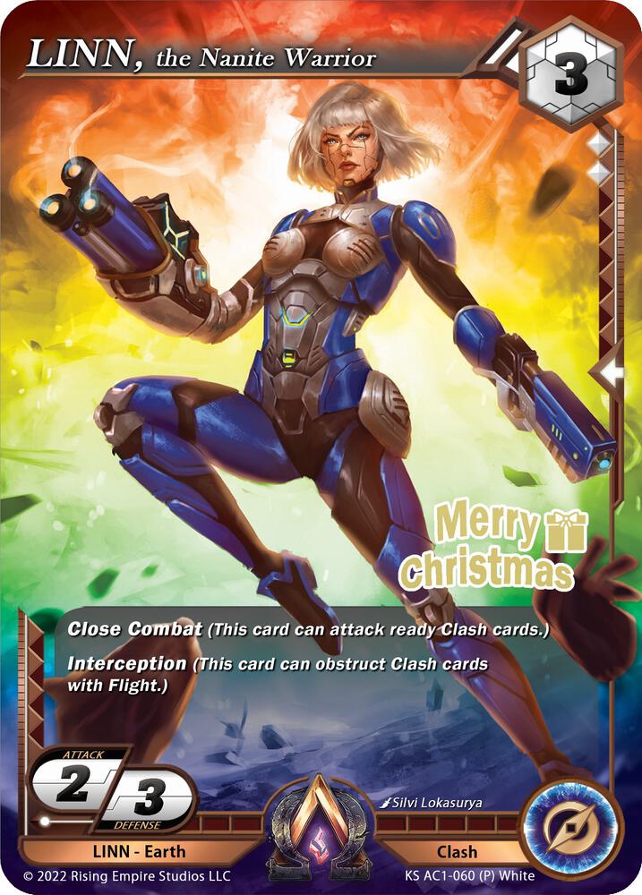 LINN, the Nanite Warrior (Merry Christmas Promo), The Awakening (Kickstarter) KS AC1-060