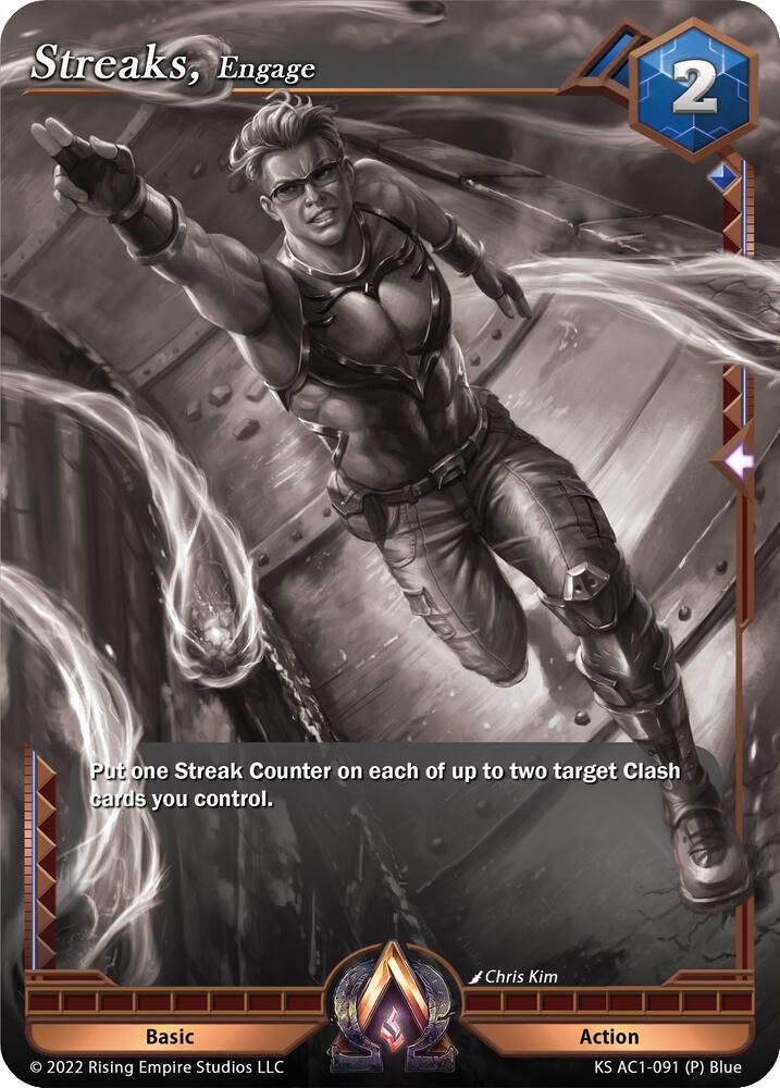 Streaks, Engage (Monochrome Promo), The Awakening (Kickstarter) KS AC1-091