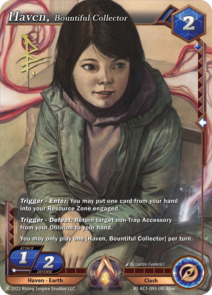Haven, Bountiful Collector (Iconic Rare), The Awakening (Kickstarter) KS AC1-095