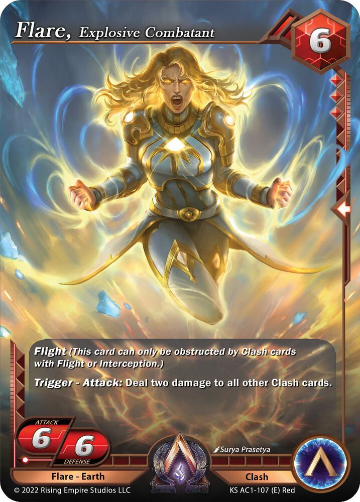 Flare, Explosive Combatant, The Awakening (Kickstarter) KS AC1-107