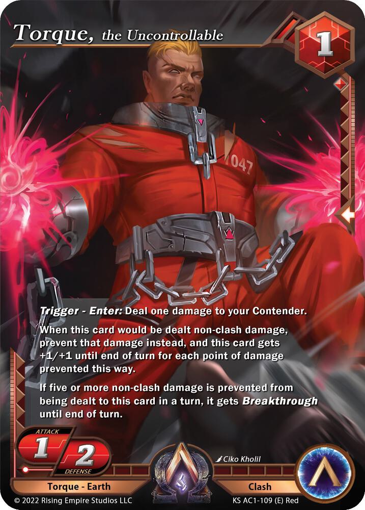 Torque, the Uncontrollable, The Awakening (Kickstarter) KS AC1-109