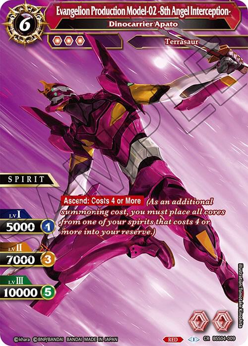 Evangelion Production Model-02 -8th Angel Interception- - Dinocarrier Apato, Savior of Chaos BSS04-009