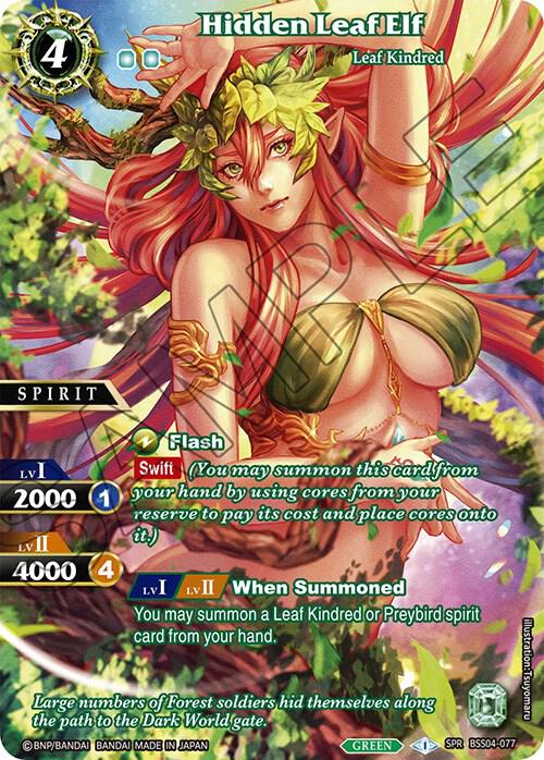 Hidden Leaf Elf (SPR), Savior of Chaos BSS04-077