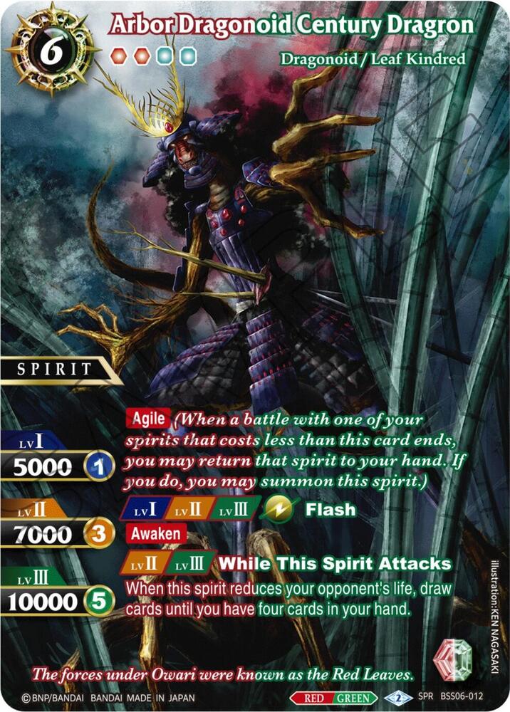 Arbor Dragonoid Century Dragron (SPR), Generational Link BSS06-012