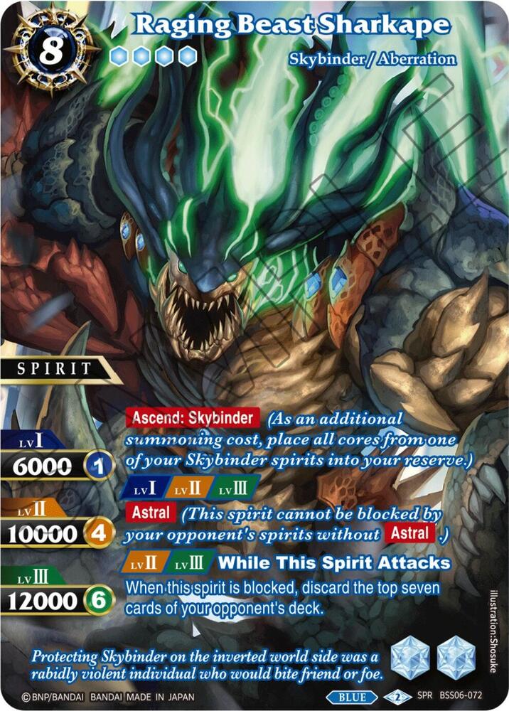 Raging Beast Sharkape (SPR), Generational Link BSS06-072
