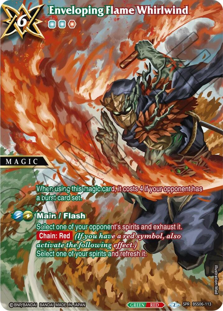 Enveloping Flame Whirlwind (SPR), Generational Link BSS06-113