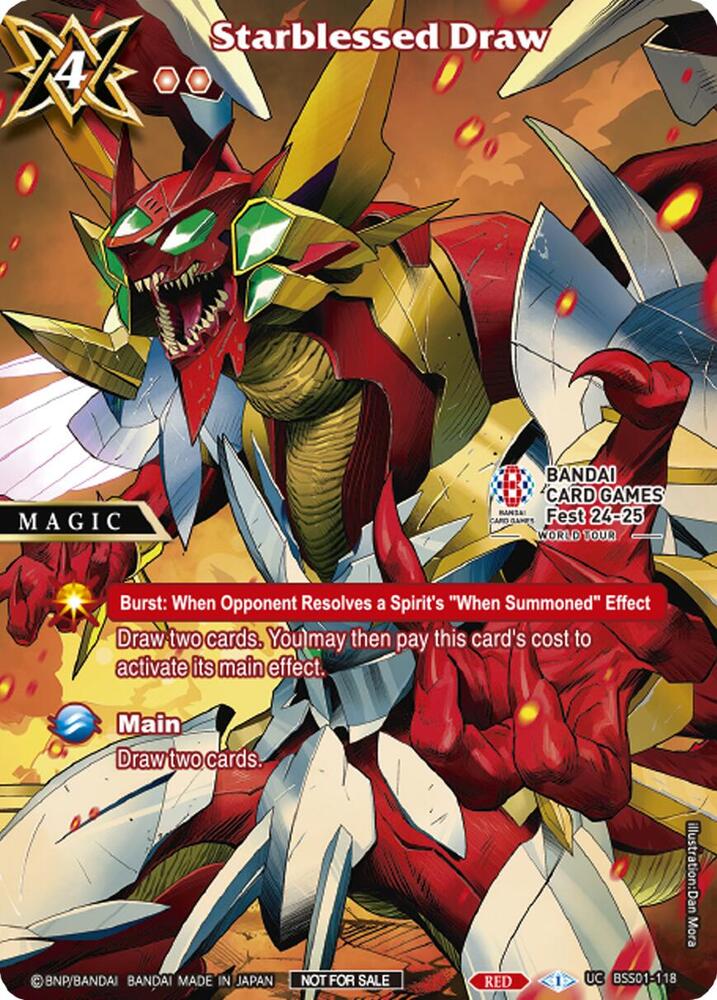 Starblessed Draw (BANDAI Card Games Fest 24-25 World Tour), Battle Spirits Saga Promo Cards BSS01-118