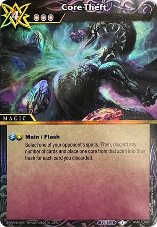 Core Theft (Box Topper), Battle Spirits Saga Promo Cards BSS01-125