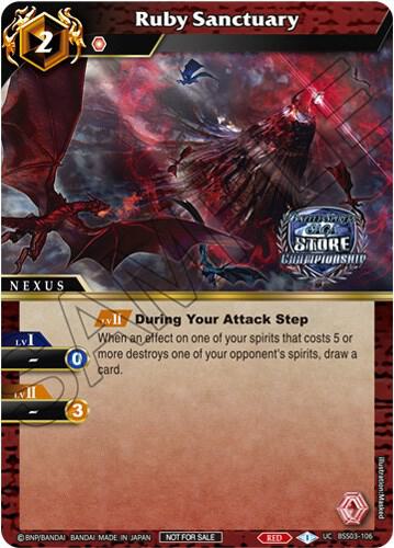 Ruby Sanctuary (Championship Pack 2023 Vol. 3), Launch & Event Promos BSS03-106
