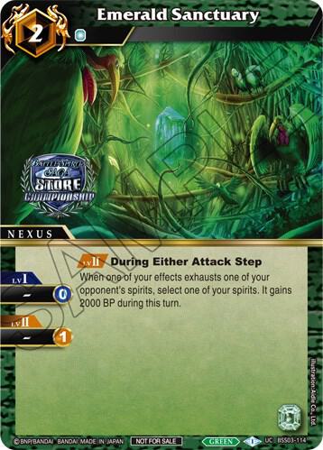 Emerald Sanctuary (Championship Pack 2023 Vol. 3), Launch & Event Promos BSS03-114