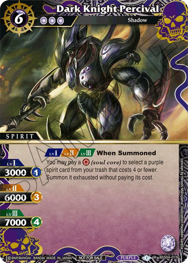 Dark Knight Percival (Grand Tour Finalist Card Set 2024 Vol. 1), Launch & Event Promos BSS04-019