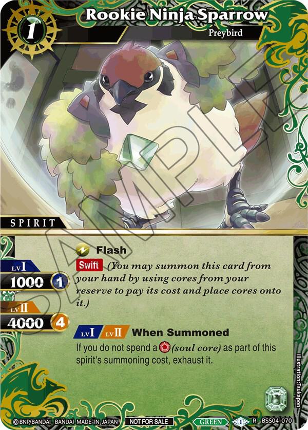 Rookie Ninja Sparrow (Grand Tour Finalist Card Set 2024 Vol. 1), Launch & Event Promos BSS04-070