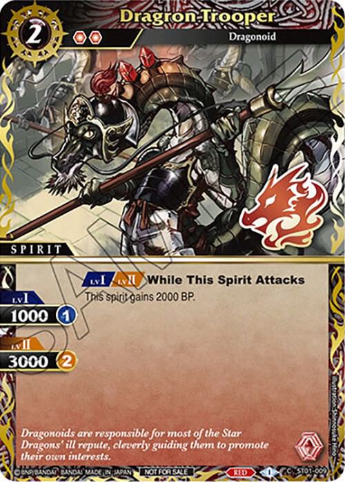 Dragron Trooper (Finalist Card Set Vol. 3), Launch & Event Promos ST01-009