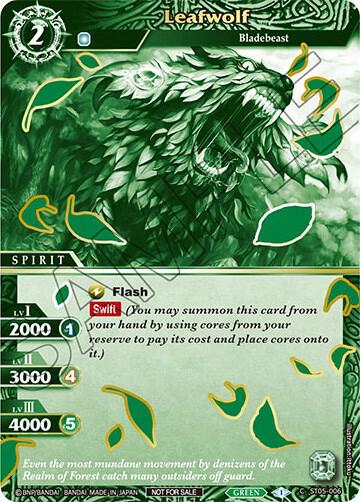 Leafwolf (Finalist Card Set Vol. 2), Launch & Event Promos ST05-006
