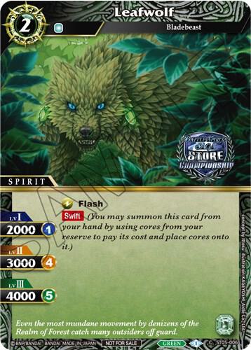 Leafwolf (Champion Card Set Vol. 3), Launch & Event Promos ST05-006