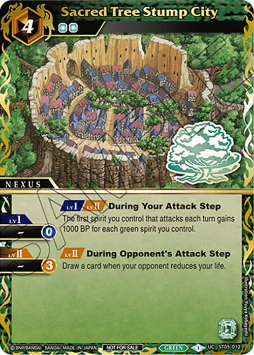 Sacred Tree Stump City (Finalist Card Set Vol. 3), Launch & Event Promos ST05-012