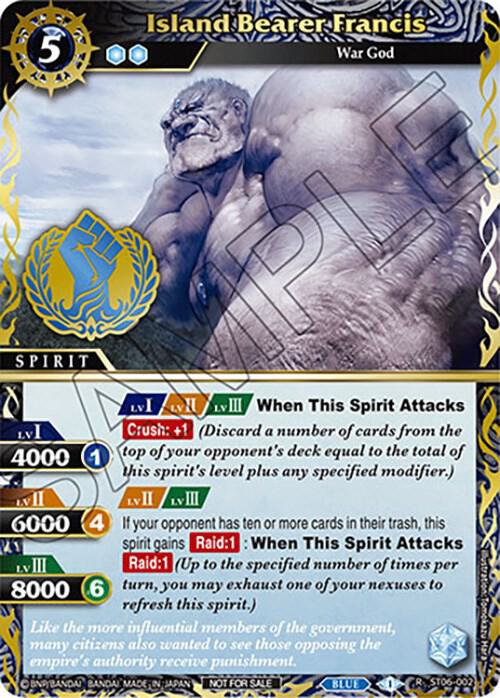 Island Bearer Francis (Finalist Card Set Vol. 3), Launch & Event Promos ST06-002