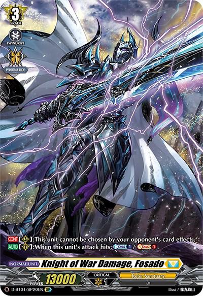 Knight of War Damage, Fosado (SP), D-BT01: Genesis of the Five Greats D-BT01/SP20EN