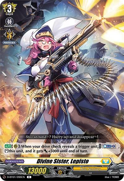 Divine Sister, Lepisto, D-BT01: Genesis of the Five Greats D-BT01/096EN