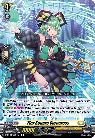 Tier Square Sorceress, D-BT01: Genesis of the Five Greats D-BT01/099EN