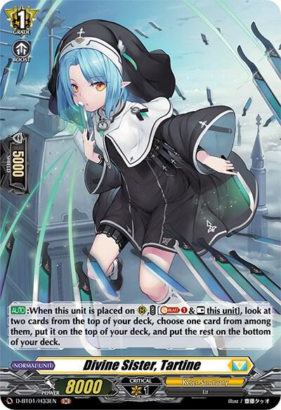 Divine Sister, Tartine (Holo), D-BT01: Genesis of the Five Greats D-BT01/H33EN