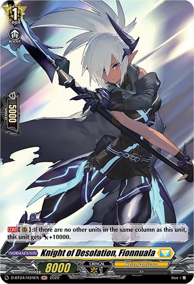 Knight of Desolation, Fionnuala (Holo), D-BT04: Awakening of Chakrabarthi D-BT04/H34EN