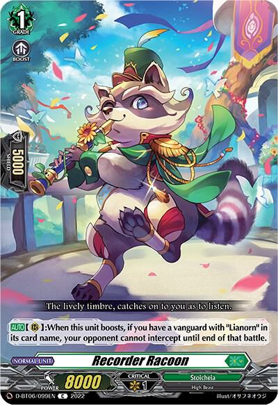 Recorder Racoon, D-BT06: Blazing Dragon Reborn D-BT06/099EN