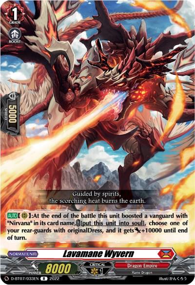 Lavamane Wyvern, D-BT07: Raging Flames Against Emerald Storm D-BT07/033EN