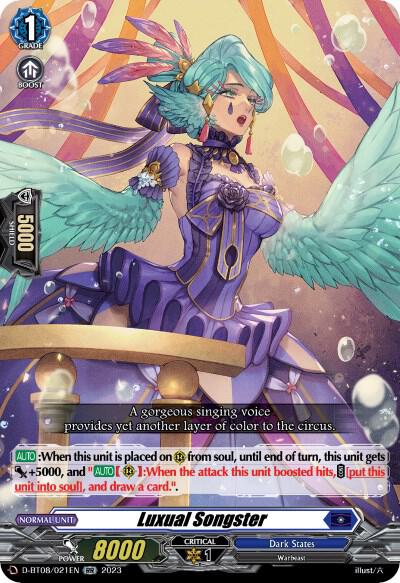 Luxual Songster, D-BT08: Minerva Rising D-BT08/021EN