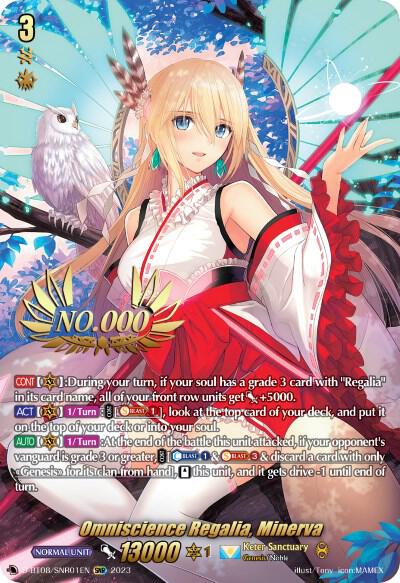 Omniscience Regalia, Minerva (SNR), D-BT08: Minerva Rising D-BT08/SNR01EN
