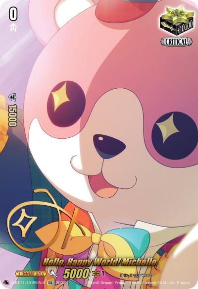 Hello, Happy World! Michelle (Signature), D-BT11: Clash of the Heroes D-BT11/EX25EN-S