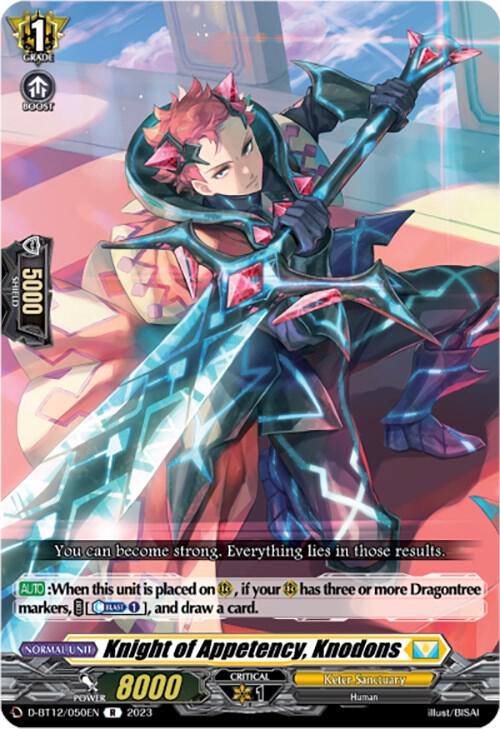 Knight of Appetency, Knodons, D-BT12: Evenfall Onslaught D-BT12/050EN