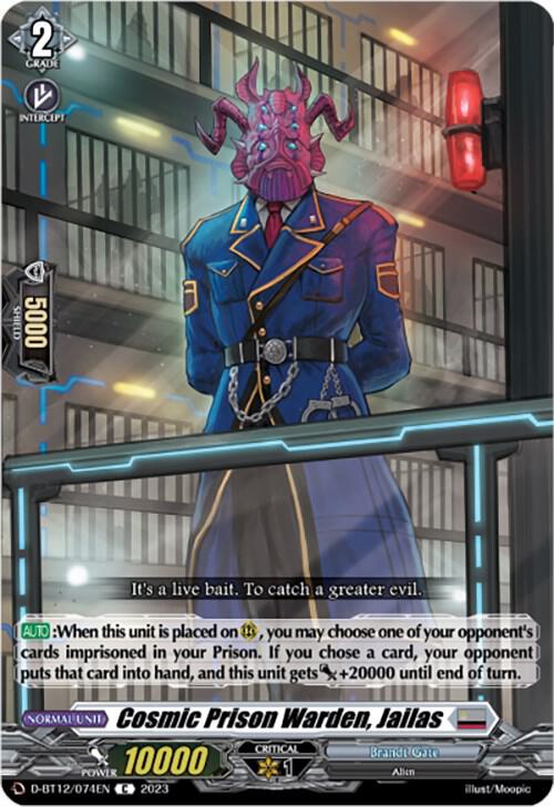 Cosmic Prison Warden, Jailas, D-BT12: Evenfall Onslaught D-BT12/074EN
