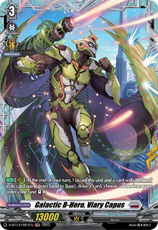 Galactic B-Hero, Viary Capus (FR), D-BT13: Flight of Chakrabarthi D-BT13/FR21EN
