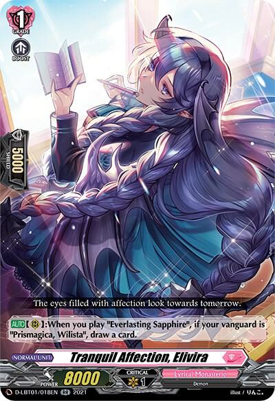 Tranquil Affection, Elivira, D-LBT01: Lyrical Melody D-LBT01/018EN
