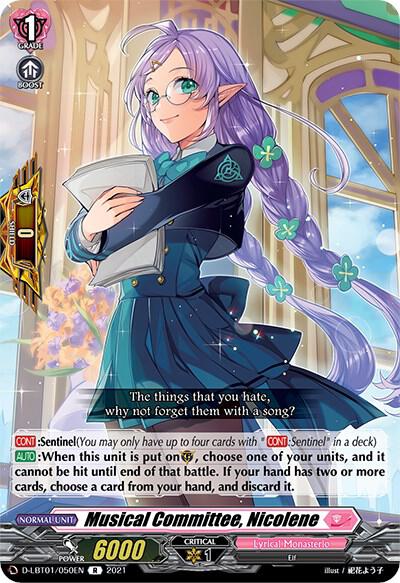 Musical Committee, Nicolene, D-LBT01: Lyrical Melody D-LBT01/050EN