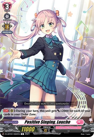 Positive Singing, Louche, D-LBT01: Lyrical Melody D-LBT01/062EN