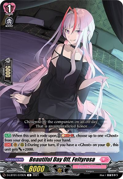Beautiful Day Off, Feltyrosa, D-LBT01: Lyrical Melody D-LBT01/079EN