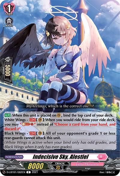Indecisive Sky, Alestiel, D-LBT01: Lyrical Melody D-LBT01/082EN