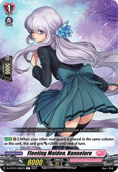 Fleeting Maiden, Hannelore, D-LBT01: Lyrical Melody D-LBT01/086EN