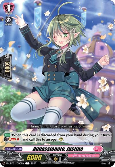 Appassionato, Justine, D-LBT01: Lyrical Melody D-LBT01/096EN