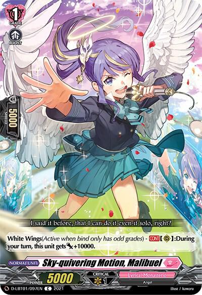 Sky-quivering Motion, Malibuel, D-LBT01: Lyrical Melody D-LBT01/097EN